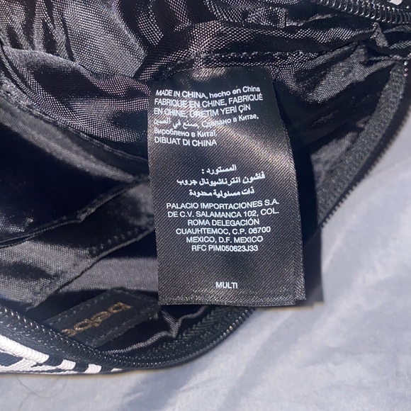 Bebe Black and White Print Wristlet Bag - Picture 6 of 9